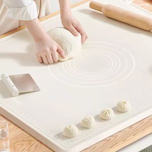 ซิลิโคน Kneading MAT เกรดอาหาร Pad หนาครัวเรือนแผง Dumpling MAT พลาสติก Rolling Pad คณะกรรมการตัดเครื่องมือห้องครัวใหม่