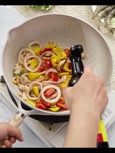 Non Stick Frying Wok Original Export to America Big Size Kitchen Cooking Flat Pan Suitable for all Stoves Including Induction Gas