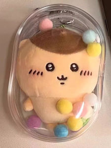 Túi Đựng Búp Bê Cotton Mini 10cm Trong Suốt Chống Trầy Xước Phụ Kiện Treo Vỏ Bảo Vệ Cho Đồ Chơi Búp Bê