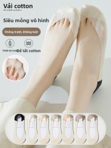 MIANBIAOBAI | Ultra Thin Invisible Socks for Women Summer Cotton Anti-Slip