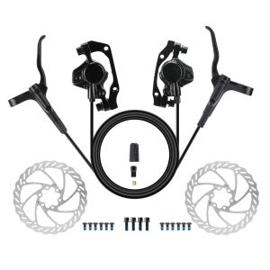 Bicycle Hydraulic Double-Piston Brake with High-Performance and Cost-Effectiveness 160mm Discs Right Front Left Right