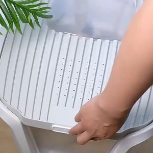 Enclosed Extra Large Grey Toilet Odor Top Entry Splash-Proof Sand-Proof cat litter box