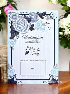 Blangko Undangan Kosong Pernikahan Erba Kartu BLANKO Simple 2208 (5 Lembar atau 100 Lembar)