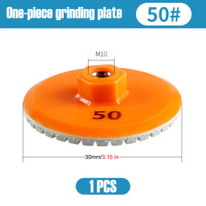 80mm Ceramic Tile Trimming Polishing Disc M10 Angle Grinder Dry Polishing Stone Chamfering Grinding Edge Grinding Blade 150-1000