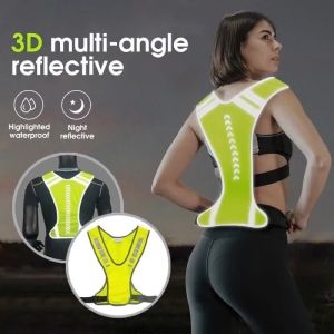 【Buy 1 Take 1】Reflectorized Vest For Motorcycle Reflective Vest Cycling Night High Visibility Adjustable Safety Warning Visibility Vest with Storage Bag Lightweight Motorcycle Safety Jacket Cycling Vest Reflective Safety Jacket Men Workwear