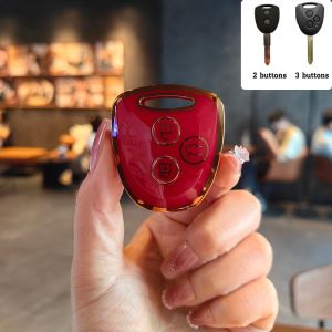 Perodua New TPU 2/3 Buttons Car Remote Key Case For Perodua Axia/Bezza Key Cover Keychain Case Accessories