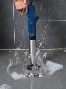 Súng Thông Tắc Cống Áp Suất Mạnh 5–6 Bar – Bộ 5 Đầu Phun Khí Nén Đa Năng Thông Toilet Bồn Rửa