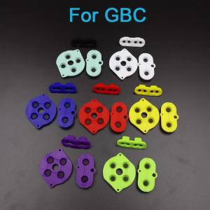 2Set Silicon Rubber Conductive Pads For GBC Console A B Cross Button Pads Repair Part