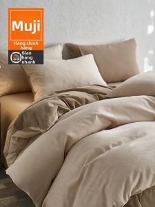 WUYINLIANGPIN | Bộ Đồ Chăn Drap Gối Cao Cấp 100% Bông Tẩy Xơ A Grade