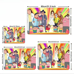 Bandai | Crayon Shin-chan Friends Bus Stop Dish Drying Mat Non-Slip Rubber Base Washable Pad