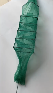 Braun Mall-ลอบดักกุ้ง ดักปลา ไอ้โง่ ดักกุ้ง ดักปลา แบบยาว ไซหนอน(ดักกุ้งจีน) แบบยาว 19ชั้น ไอ้โง่ดักปลา ดักกุ้ง ดักสัตว์น้ำ ไซดักกุ้ง ขอบ 25x20 เซ็น ตาอวนถี่ ?ยาว 3.8 เมตร