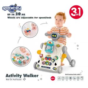 Spacebaby Activity Walker 3 In 1 SB-8311 (SB-8311) - Baby Push Walker