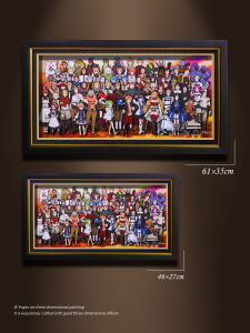 3D Dereliction of Duty Transfer Family Fu Luo Qixi Handmade Stereograph Peripheral Garage Kits Ornaments Decorative Hanging Painting Birthday Gift