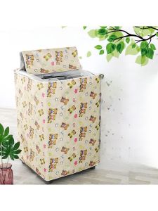 Thickened Waterproof Dustproof Automatic Top Opening Washing Machine Cover for Haier Midea Universal Modern Simple Style Fabric