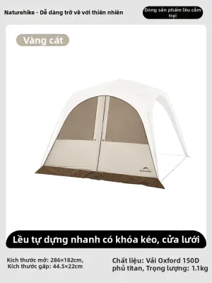 NatureHike | Lều DOME 4 Mái Nhôm Nhẹ Lắp Đặt Nhanh