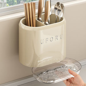 Chopstick Storage Box Wall Mounted Kitchen Organizer Utensil Holder for Home Utensil Holder