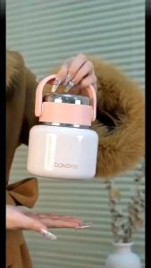 Wide Mouth Braised Beaker 316 Stainless Steel Insulated Cup Lunch Box   Broth Of White Fungus Braised Pot Congee For Office