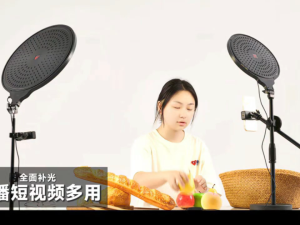 LED Ring Light 3000-6000K Full Screen Video Light With Adjustable Brightness and Color Temperature Bracket and Crossbar