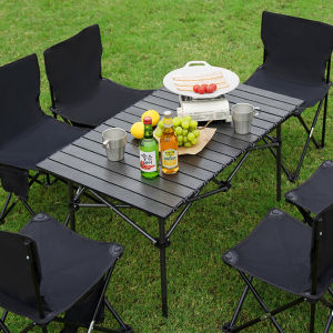 Outdoor Folding Camping Table Portable Picnic Table Foldable Camping with Bag for Outdoor Meja Lipat Camping