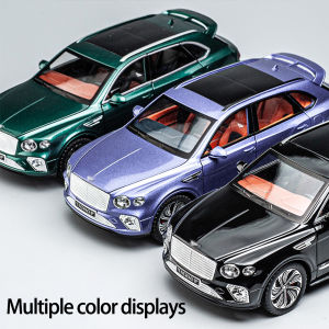 LEO 1:24 Bentley Bentayga Starry Sky Top Metal Diecast Toy Car Model For Boys Children Kids Toys Construction Vehicles Hobbies Collection