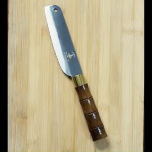 Dao nhà bếp Dao bổ cau gọt hoa quả thép trắng không gỉ được rèn từ thép 420J2 của Nhật - Mã HQ