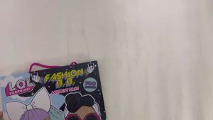 LOL Surprise Fashion Activity Case Gift Set For Kids With 4 Activity Books & Over 700 Stickers