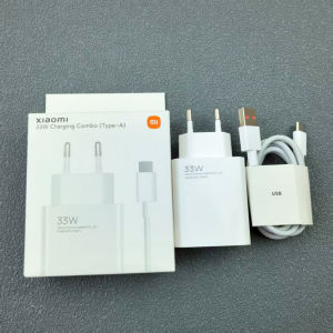อะแดปเตอร์ชาร์จเร็ว Xiaomi 33w แบบ EU พร้อมสายชาร์จเร็ว Turbo Charge 6A แบบ USB Type C สำหรับ Mi 13 Poco C85 M7 Redmi 15 15C Note 10 11 12 13 12R Pro