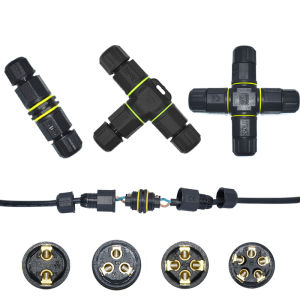 IP68 M20 2/3/4/5-Pin Screw Terminal Waterproof Electrical Connector - Marine Equipment & Outdoor Junction Box Wiring