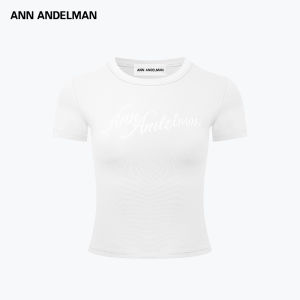 ANN ANDELMAN | Slimming Embellished Short Sleeve Round Neck T-shirt