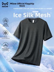 MiiOW | Quick Drying Breathable Ice Silk Mens Short Sleeve T Shirt