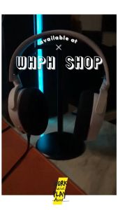 WHPH Shop ที่แขวนหูฟัง ที่วางหูฟัง สีขาว อลูมิเนียม งานส่งออกยุโรป อเมริกา หนังสือเครื่องดื่ม