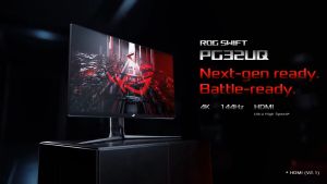 Màn Hình ASUS ROG Swift PG32UQ 4K 32 inch IPS 144Hz - Hàng Chính Hãng