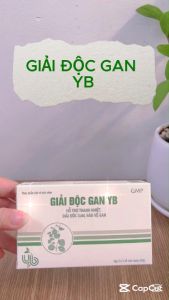 Viên Uống Giải Độc Gan YB  Hỗ Trợ Thanh Nhiệt Giải Độc Gan Bảo Vệ Gan - Hộp 30 viên