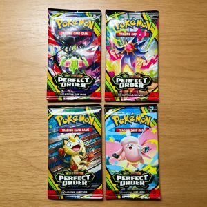 Bandai | 40-360 PCS Pokemon TCG Mega Evolution Perfect Order Booster Box Rare Holographic Trading Cards Collectible Card Collection Gift