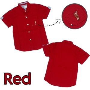 KEMEJA ANAK LAKI LENGAN PENDEK IMPORT MURAH