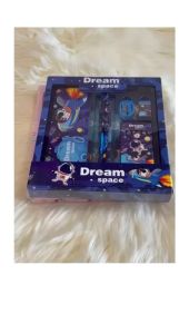 YY. Kids stationery set with crayon /Sanrio Pencil Case with stationery set /birthday gift/ childrens Day gift box.