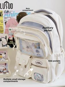 LUSUO | Large Capacity Female Student Ita Bag Backpack