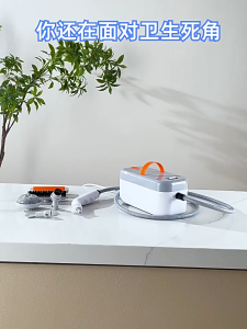 1200W Multifunctional Electric Steam Cleaner 120℃ High Temperature Steam Cleaner with 850ML Water Tank Suit For Home Air Conditioning Kitchen Fume Oil Scale Steam Cleaner