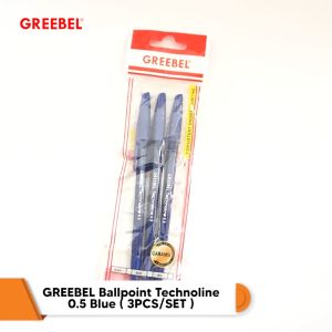 GREEBEL Pulpen Ballpen Pena | TECHNOLINE 0.5 BLUE | Pulpen Greebel Pena Bolpen Bolpoin
