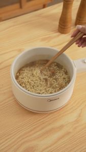 Beauty （Midea） Electric caldron   Small electric pot   Dormitory Small Pot   Electric Cooker   Student Dormitory Instant Noodle Electric Hot Pot   Multifunctional Baby Food Cooker   Electric steamer  XZE2017 1.6L with Steamer