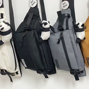 SEA YADOU  กระเป๋าคาดอกสไตล์เมืองสำหรับผู้ชายและผู้หญิง ดีไซน์เรียบง่ายทันสมัย สไตล์สปอร์ตยูนิเซ็กส์