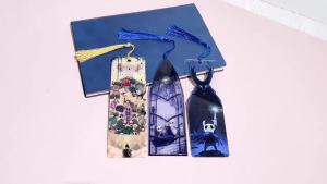 Bandai | Hollow Knight Acrylic Bookmark Game Fan Reading Journal Bàn Học Phụ Kiện Thiết Kế Hình Học Sinh Nhật Quà Tặng Ngày Lễ Giáng Sinh