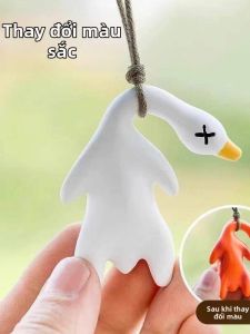 Móc Khóa Vịt Quay Đổi Màu Sáng Tạo