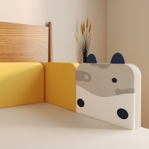 Travel Foldable Baby Safety Barrier Guard for Toddler Protection against Falling off Bed with Convenient Pulling Car Feature