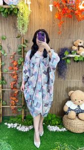 BAJU WANITA TERBARU DRESS WANITA KEKINIAN 0908 DRESS TRENDI