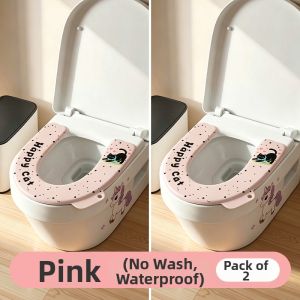 CHEORLIAN | Antibacterial Waterproof Washable Universal Toilet Seat Cover