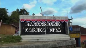 BACKGROUND GARUDA PITA 8 METER (10 GELOMBANG)