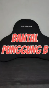 1 SET Bantal Leher Punggung Mobil Penyangga Sandaran Headrest Backrest Kursi Jok Mobil Car Neck Pillow Memory Foam