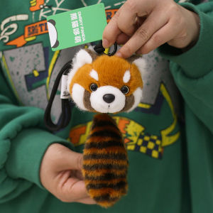 นุ่มน่ารัก นิ่ม แพะพีช ตัวเล่น เส้นใย PP สำหรับเด็กผู้หญิงและเด็กผู้ชาย อุปกรณ์เสริมกระเป๋า ตัวเล่นน่ารัก