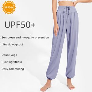 Superflower cảm giác mát mẻ UV bảo vệ lỏng thường quần dài có túi cho phụ nữ thoáng khí chống UV ngoài trời